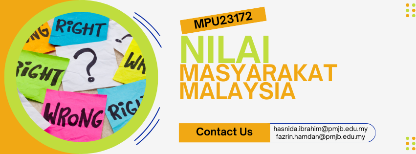 MPU23172 Nilai Masyarakat Malaysia